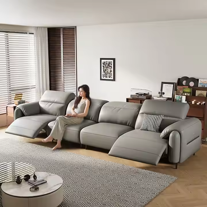 high-end leather sofa